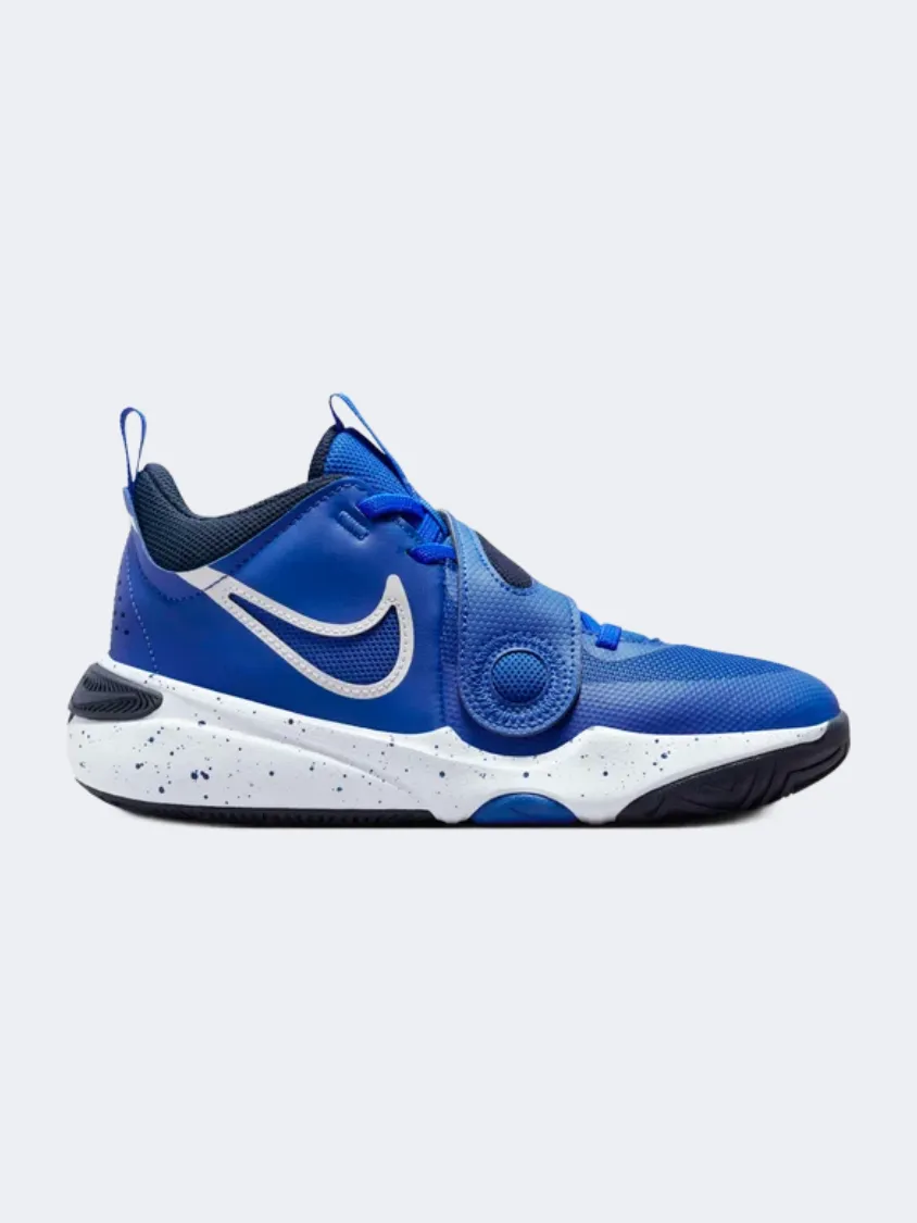 Active Lifestyle Nike Team Hustle D 11 Gs Boys Basketball Shoes Blue