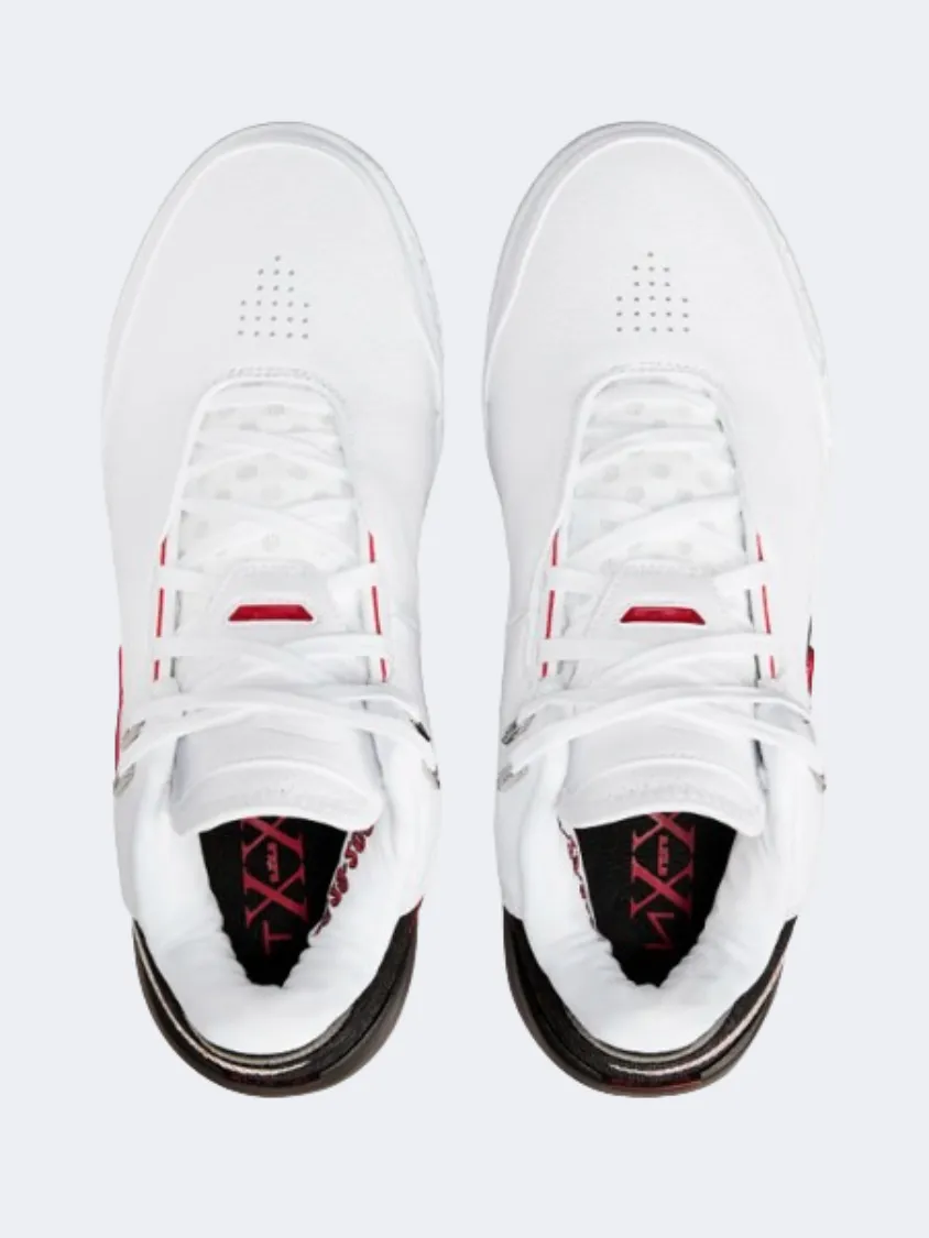 Nike Zoom Lebron Nxxt Gen Ampd Men Basketball Espadrilles White/Black/Red Vented Tongue Design Stability Boost