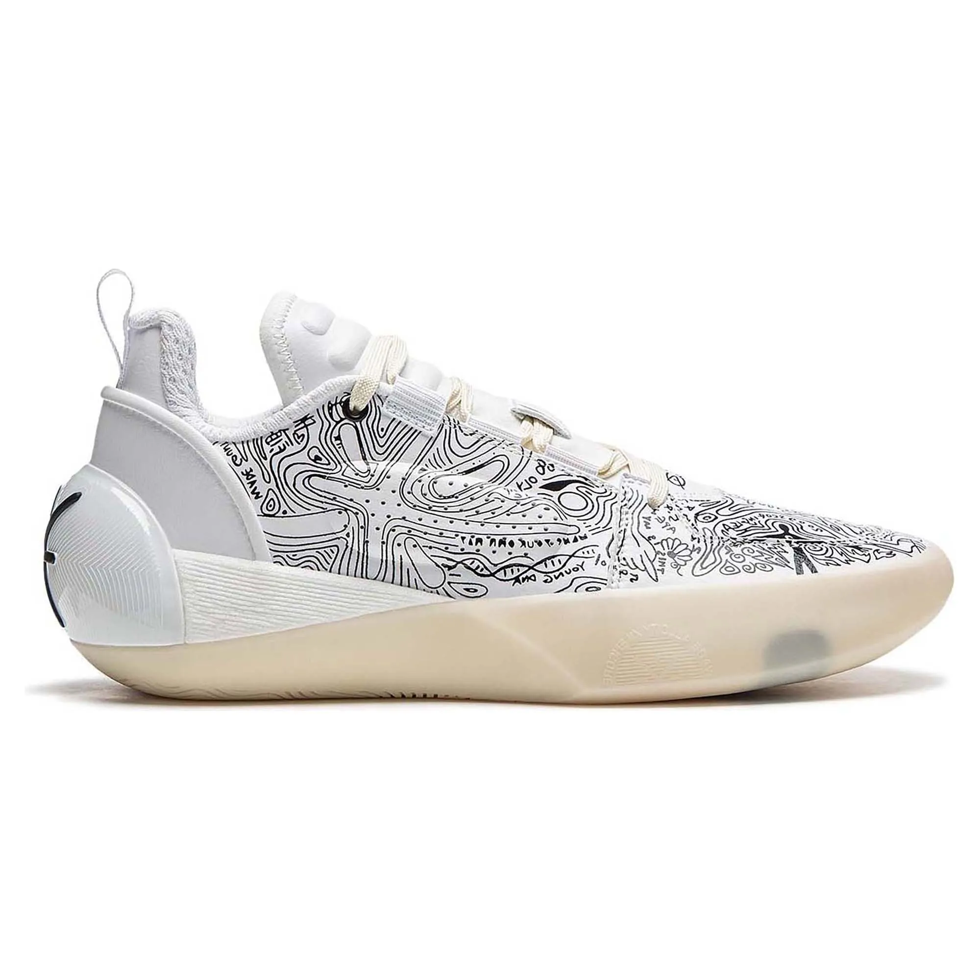 Biomechanical Support Plate Flexible Arch Structure Wade All City 12 Encore 'Team No Sleep' Men's Basketball Shoes