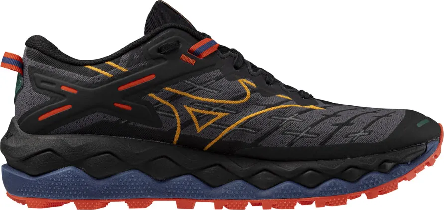 Forest Path Mizuno Wave Mujin 10 Mens Trail Running Shoes - Black