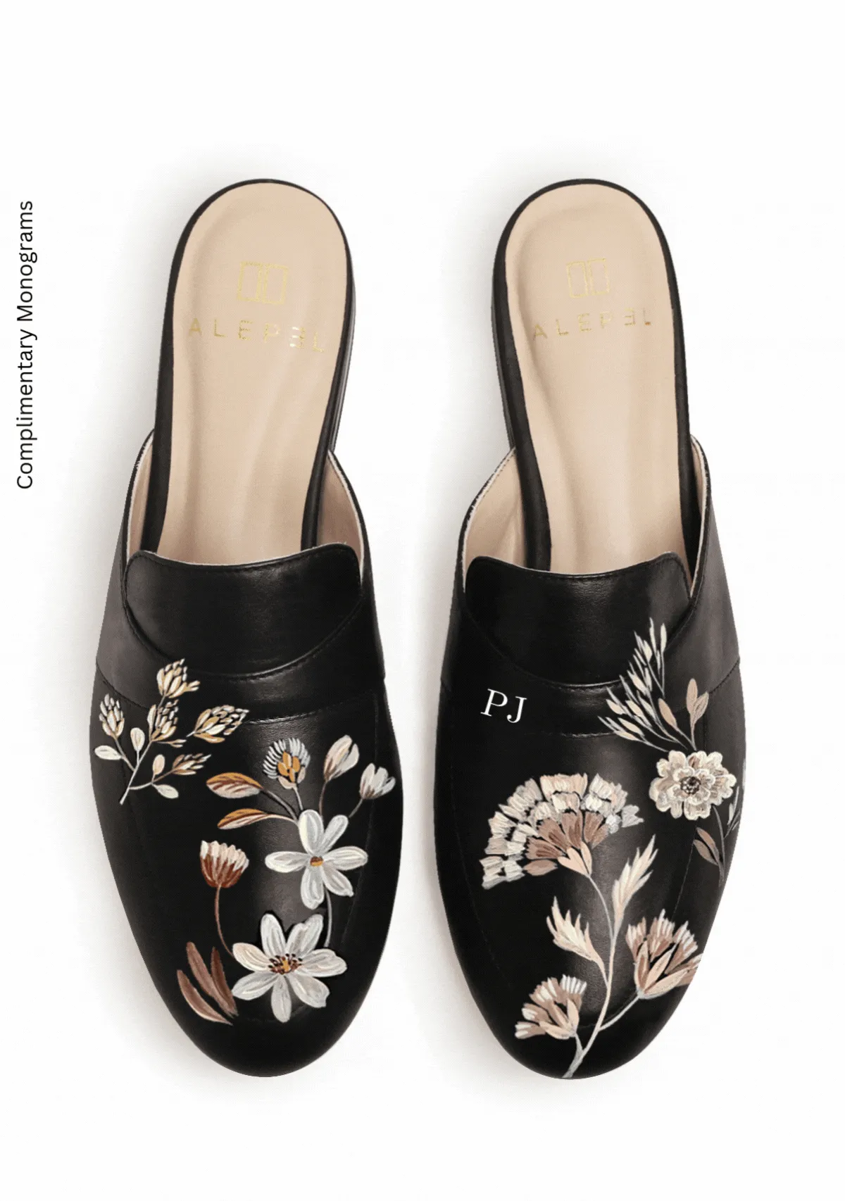 Breathable Easy To Slip Mocha Mousse Black Mule