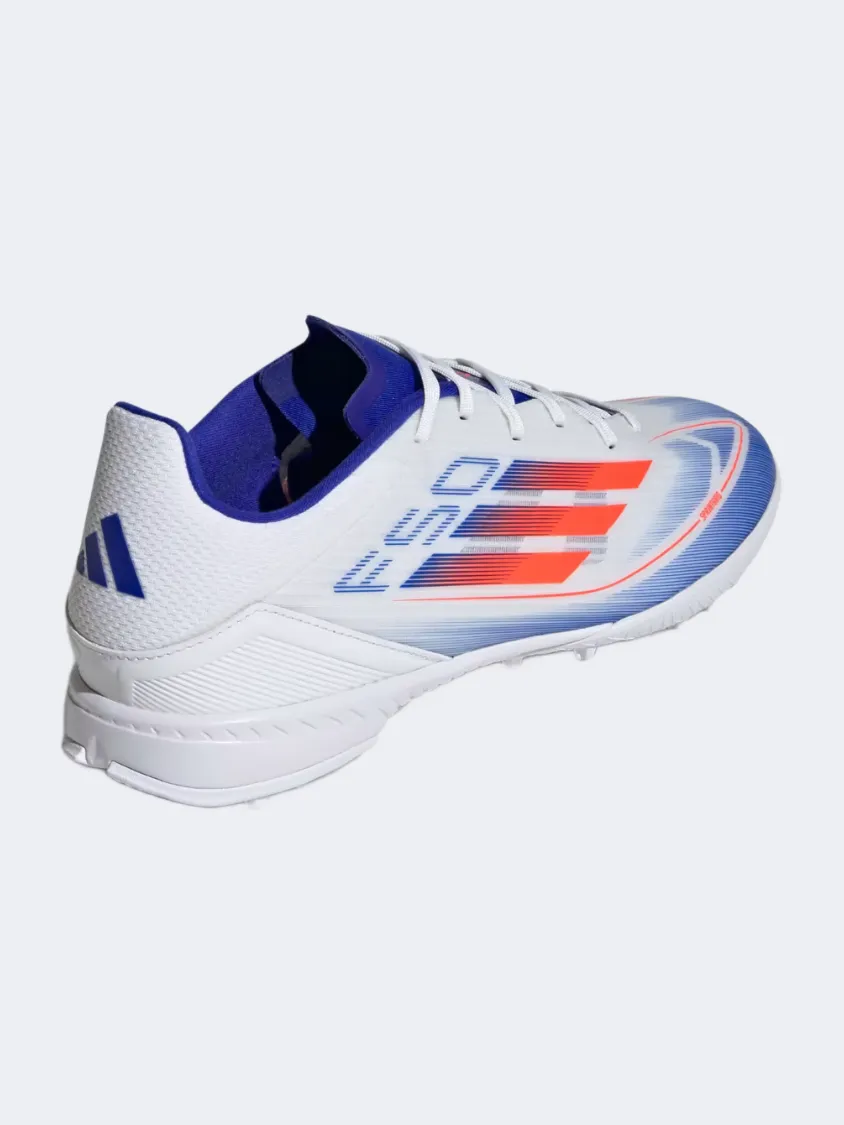 Hyper-Responsive Dry Play Adidas F50 League Tf Kids Football Shoes White/Red/Blue