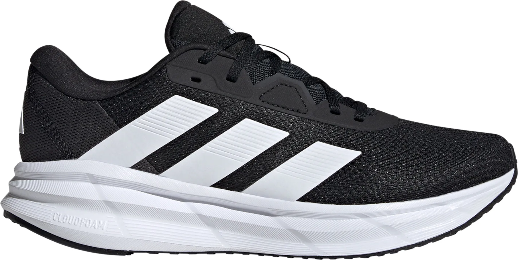 adidas Galaxy 7 Mens Running Shoes - Black Bold Neon Comfort Grip