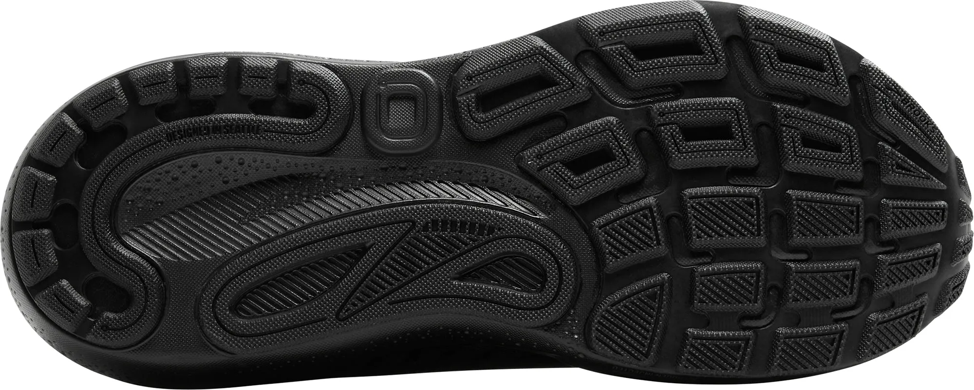 Busy Path King Strong Brooks Adrenaline GTS 24 WIDE FIT (4E) Mens Running Shoes - Black