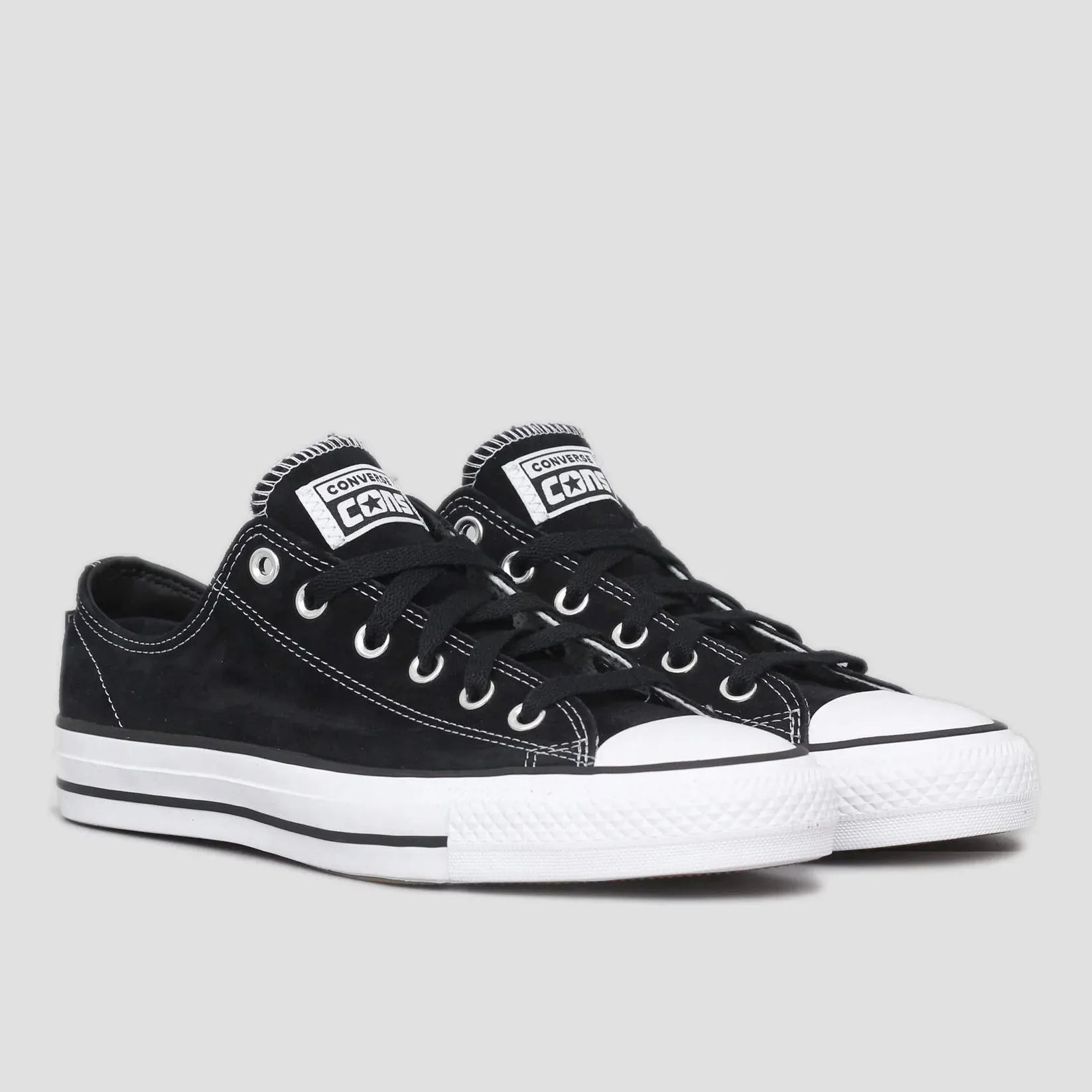 Sleek Comfort Converse CONS CTAS Pro Ox Skate Shoes - Black / Black / White