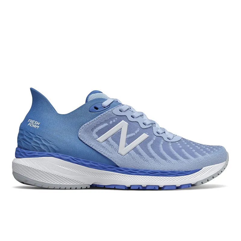 Sweat Resistant Standing Workers Fresh Foam 860v11 - Frost with Faded Cobalt - Women's