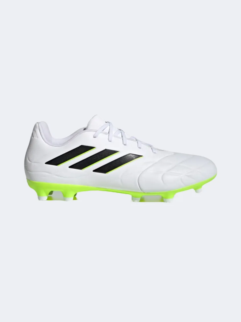 Precision fit Adidas Copa Pure.3 Men Football Shoes White/Lemon/ Black