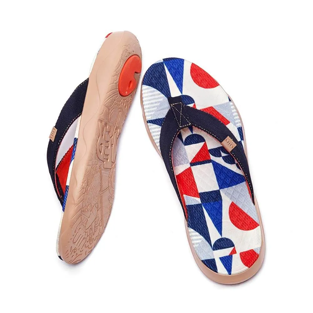Instant Fit Cube Love Women Majorca Flip Flops