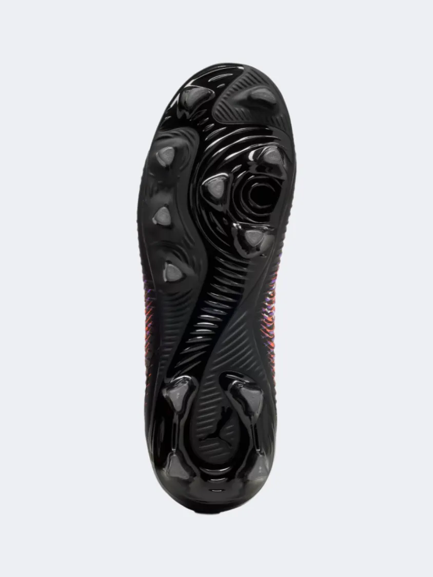Grass Pitch High Play Puma Future 8 Match Firm Ground/Artificial Gs-Boys Football Shoes Black/Red