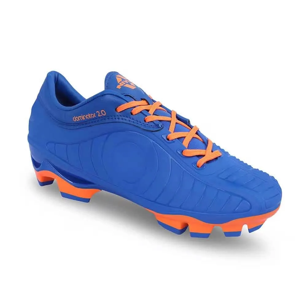Run Boost Daily Kick NIVIA Dominator 2.0 Football Shoes for Men (Blue)