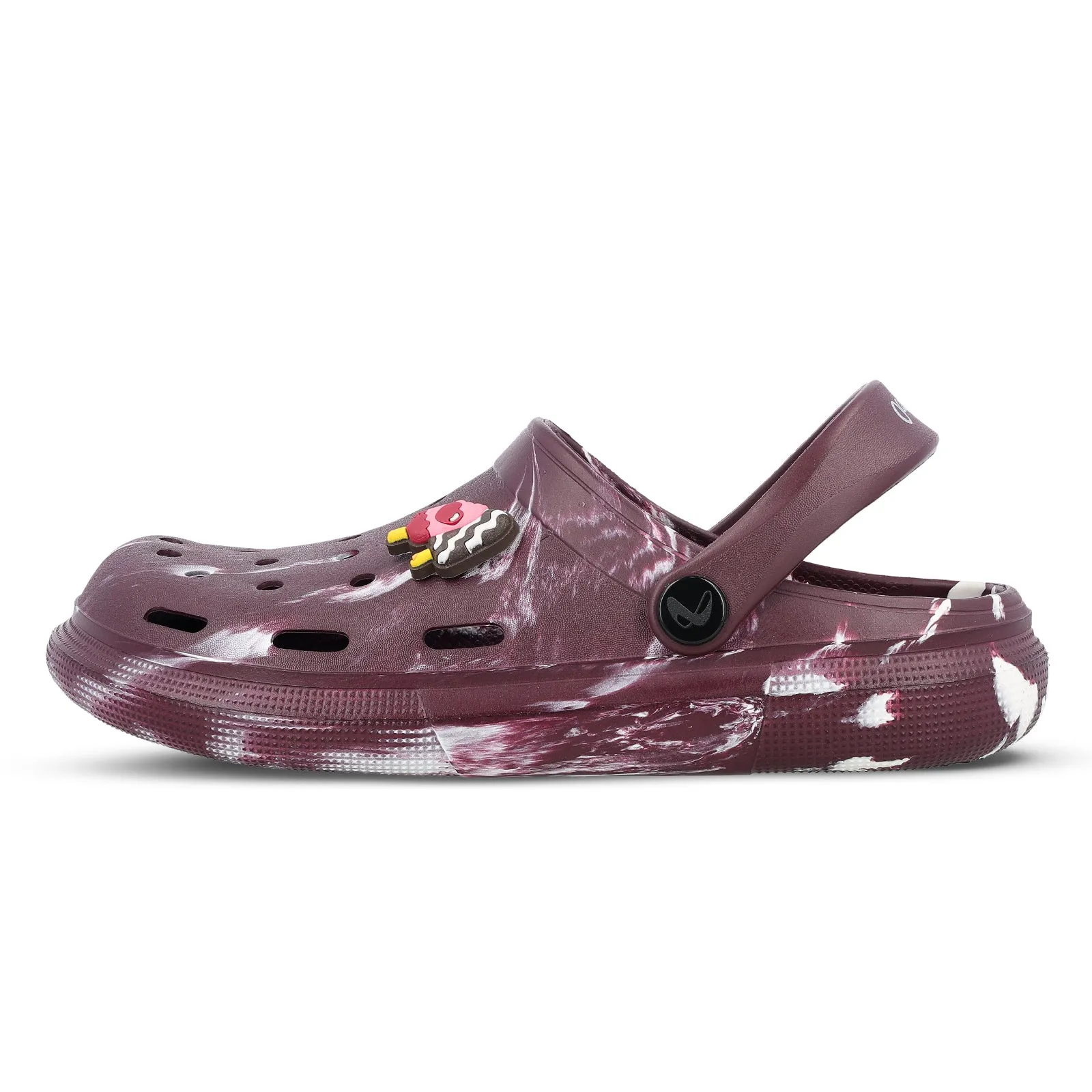 perforated Women's Clogs  - WC8960 Grape White