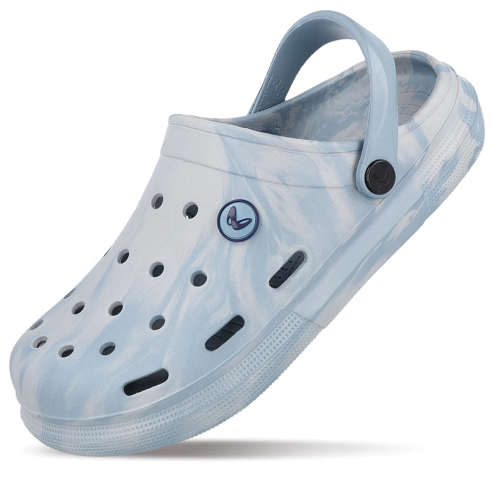 Stylish Go Men's Clogs  -  WC8778 Aqua Blue