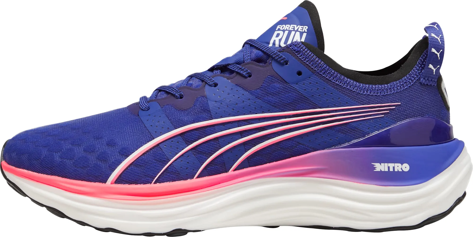 Slip Resistant All Weather Foam Lining Standing Workers Puma ForeverRun Nitro Mens Running Shoes - Navy