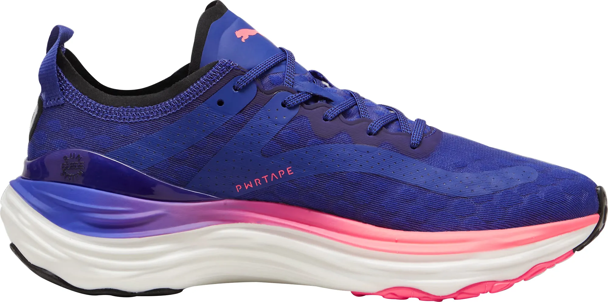 Puma ForeverRun Nitro Mens Running Shoes - Navy Tech Knit Kids Fun