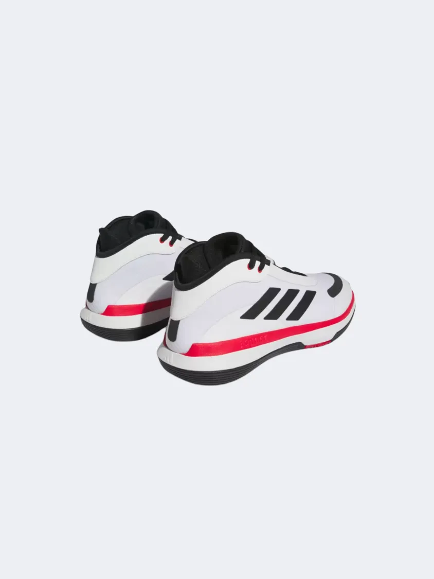 Moisture   Wicking Adidas Bounce Legends Men Basketball Shoes White/Black/Scarlet