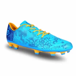 Toe Control Midsole Foam NIVIA Ditmar 3.0 Football Shoes for Men (Cyan Blue)