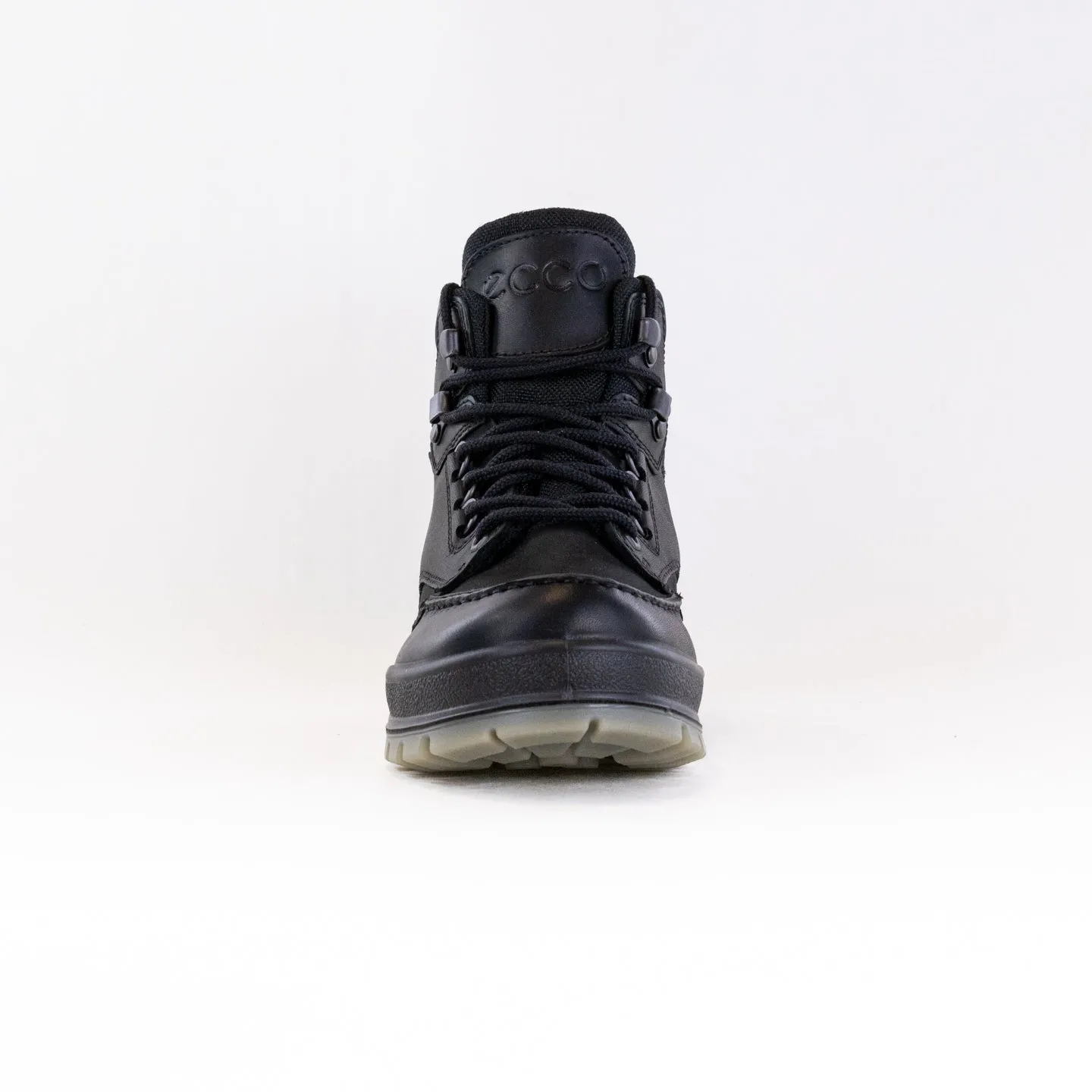 Open Back Heeled Sandals Anti Odor Ecco Track 25 High (Men's) - Black/Black