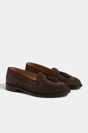 Essential Footwear Harbor Lights Brown suede tassel loafers - Made In Italy