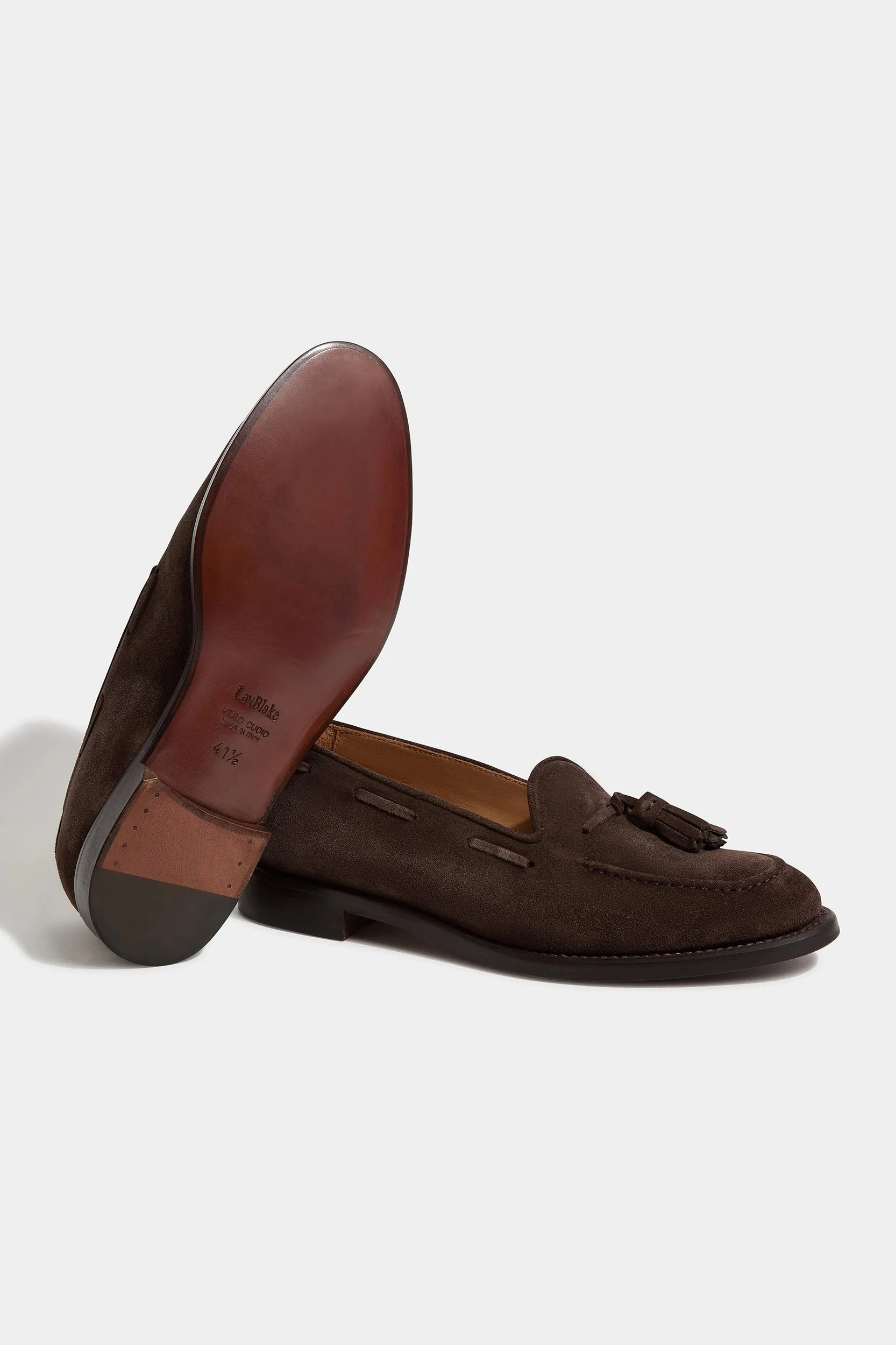 Brown suede tassel loafers - Made In Italy Street Guard