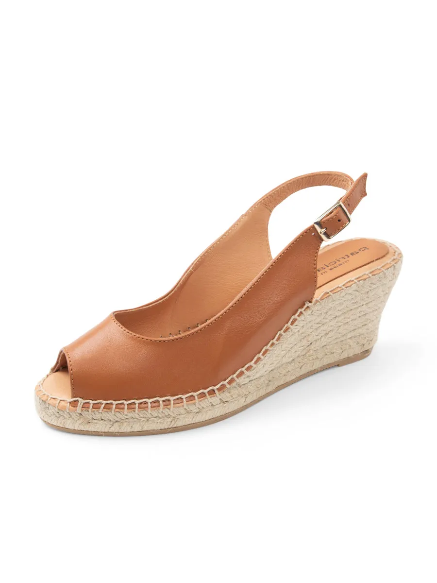 Pavement Ready Peyton Peep Toe Slingback Espadrille