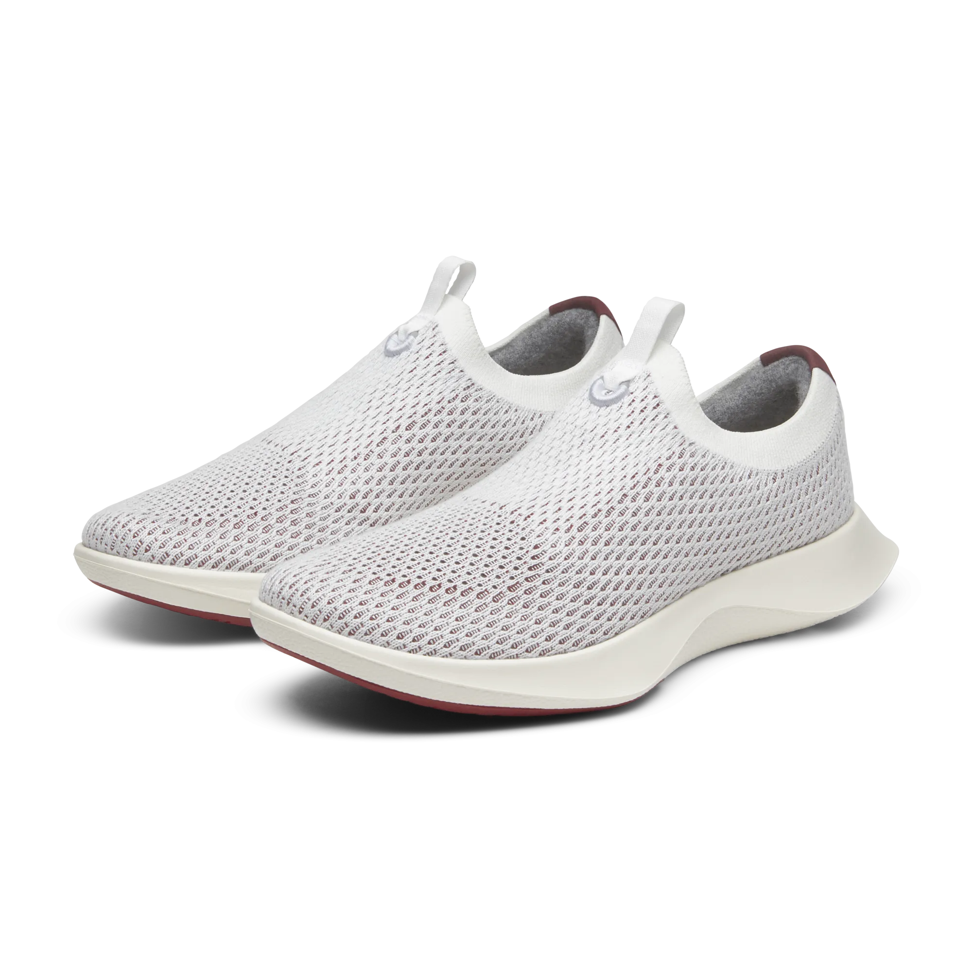 Women's Tree Dasher Relay - Blizzard/Thunder Red (Natural White Sole) Step Comfort Instant Comfort Shoes