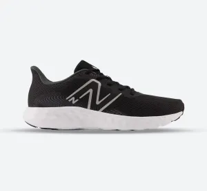 Men's Wide Fit New Balance M411LB3 Running Sneakers - Black/White design