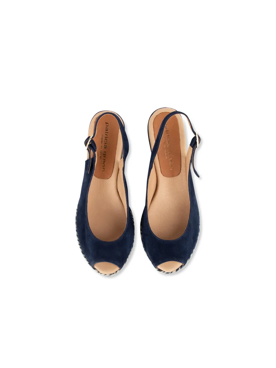 City Explorer Piper Peep-Toe Slingback Espadrille