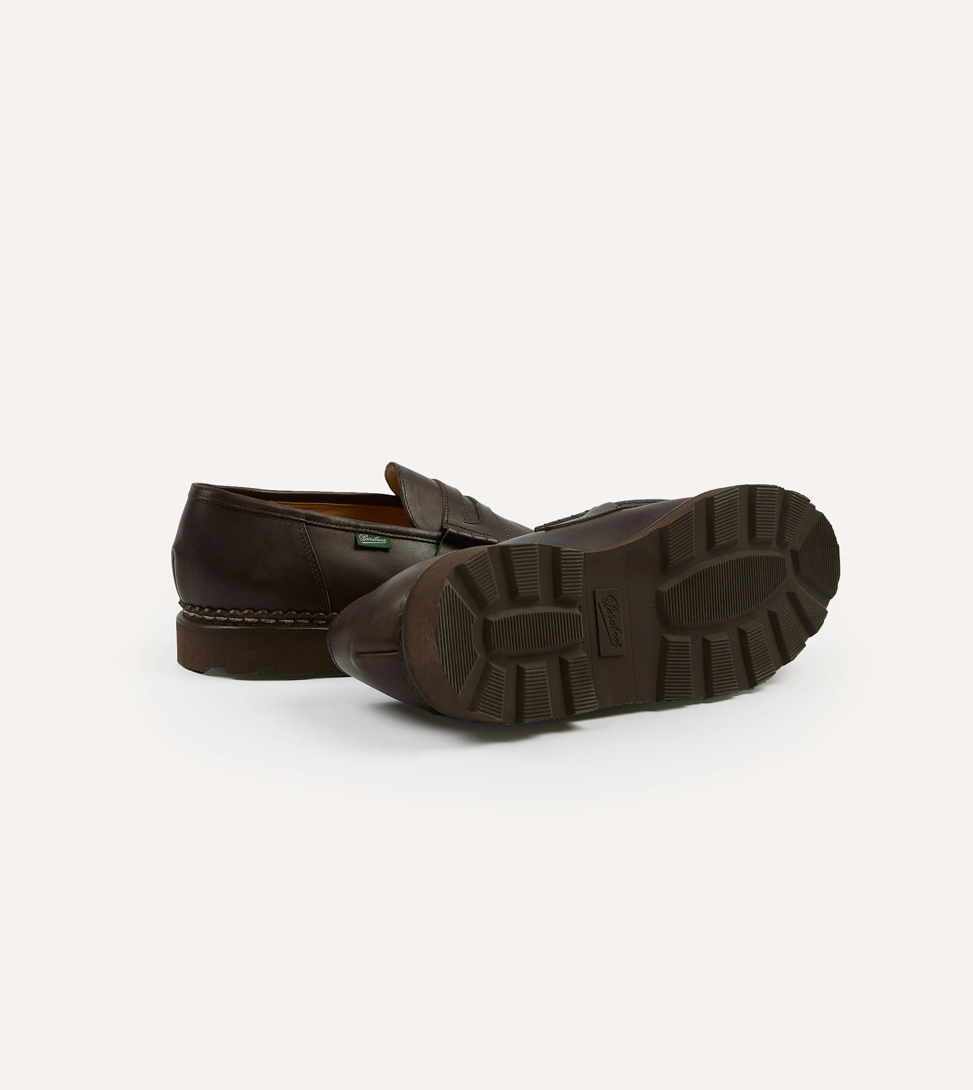 Paraboot Reims Brown Leather Loafer Soft Tone
