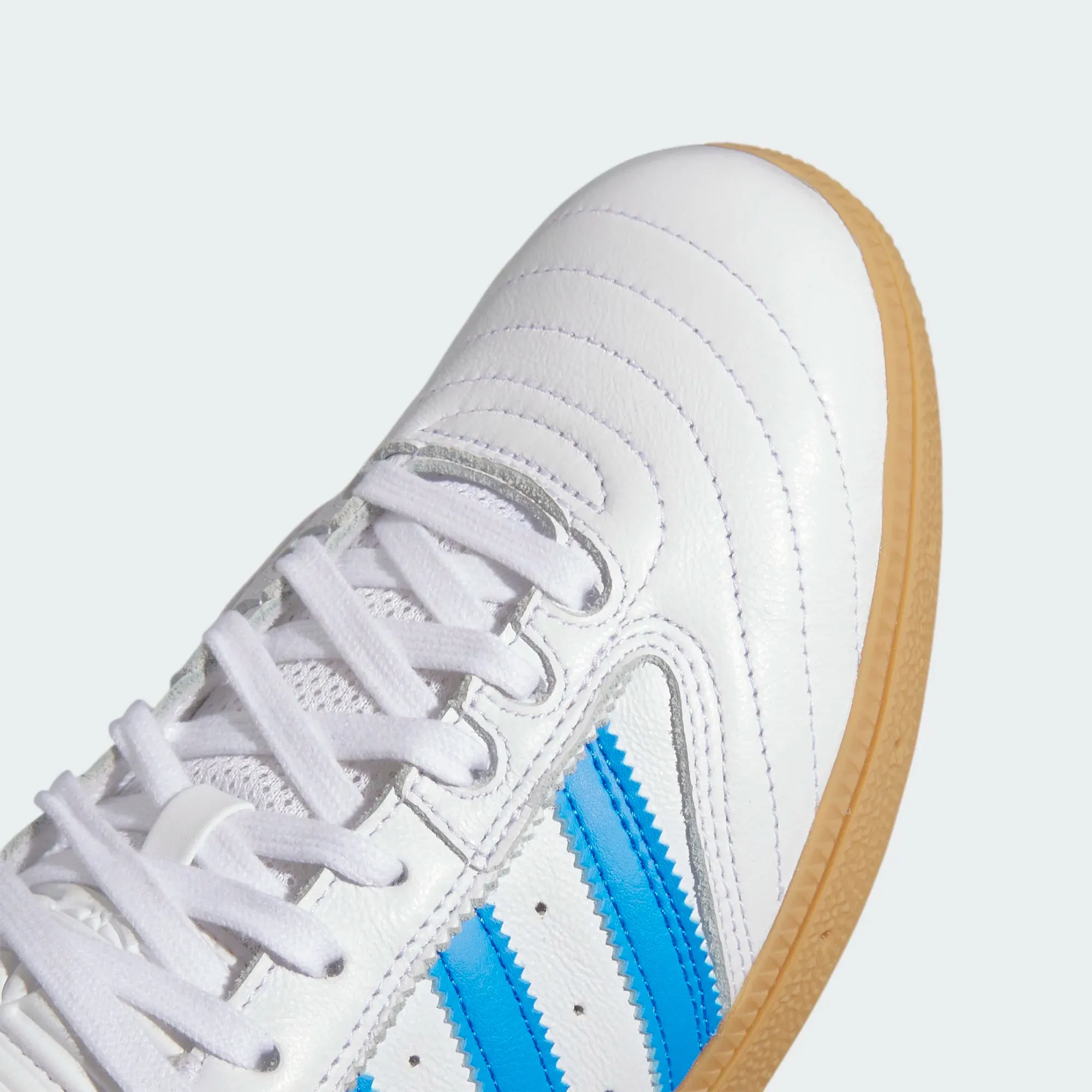 Outsole Grip adidas Skateboarding Busenitz Pro Skate Shoes - Cloud White / Blue Bird / Gold Metallic
