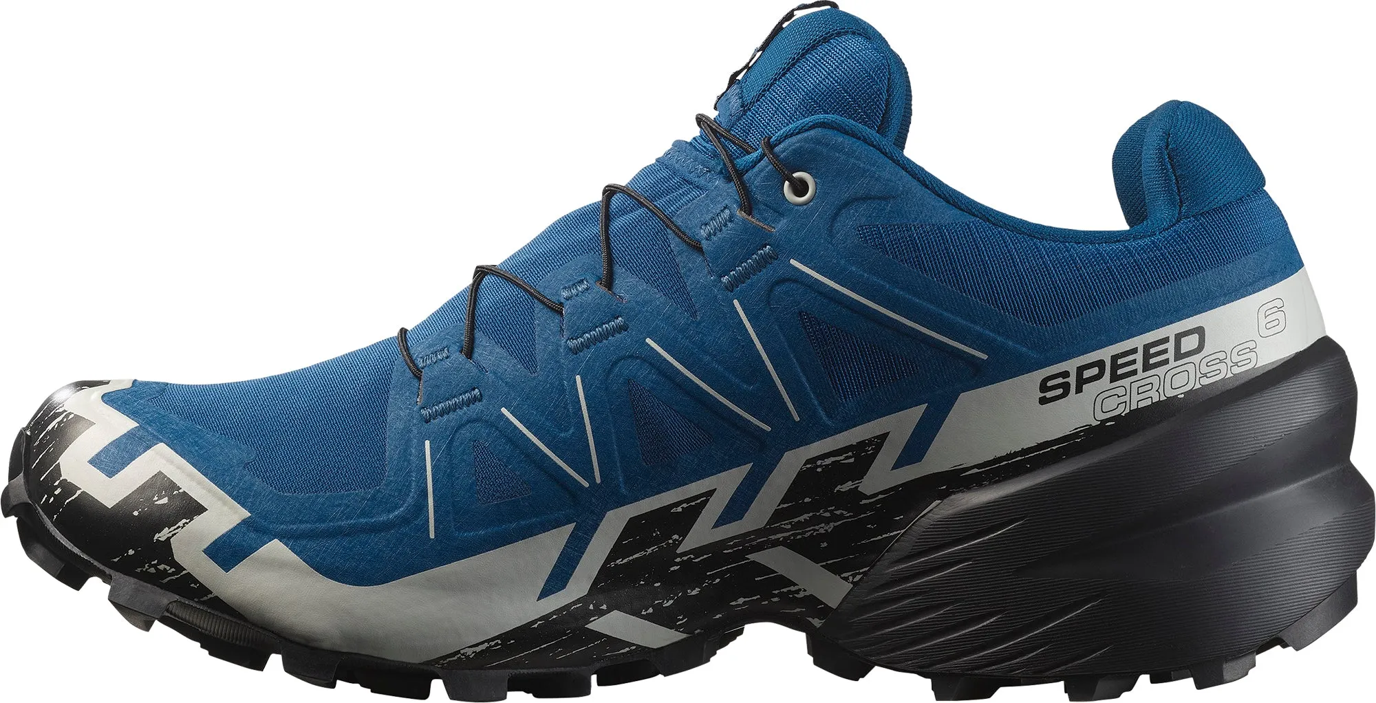 Salomon Speedcross 6 GORE-TEX Mens Trail Running Shoes - Blue Quick Motion