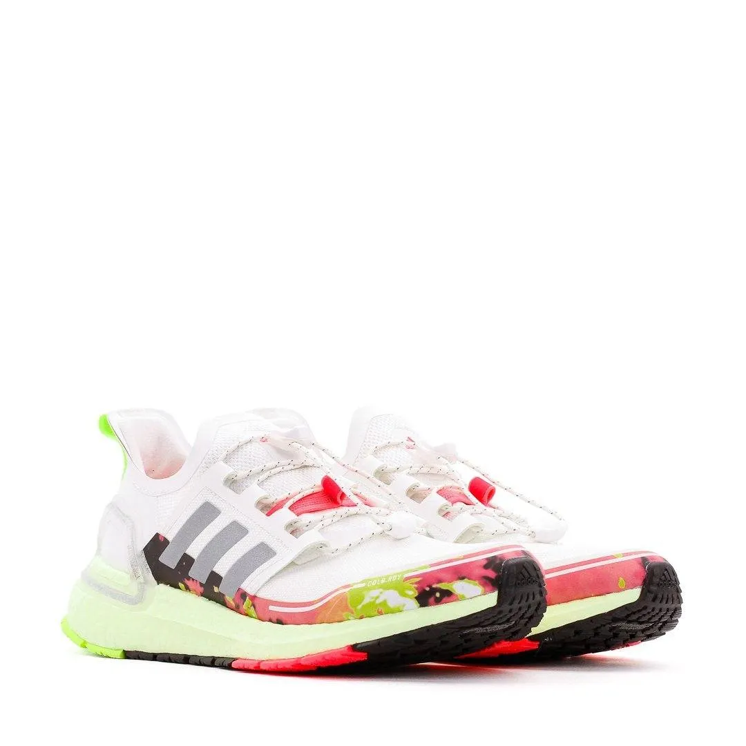 Adidas Running Women Ultra Boost C.RDY White Green Pink Ultraboost FV6995 Stretch Fabric Work Commute