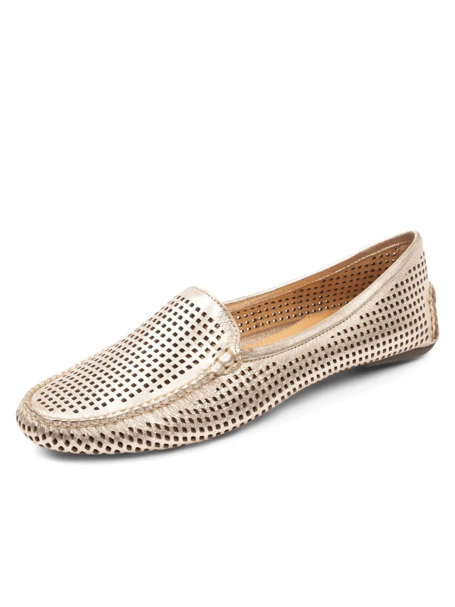 Early Jog Barrie Perforated Driving Moccasin