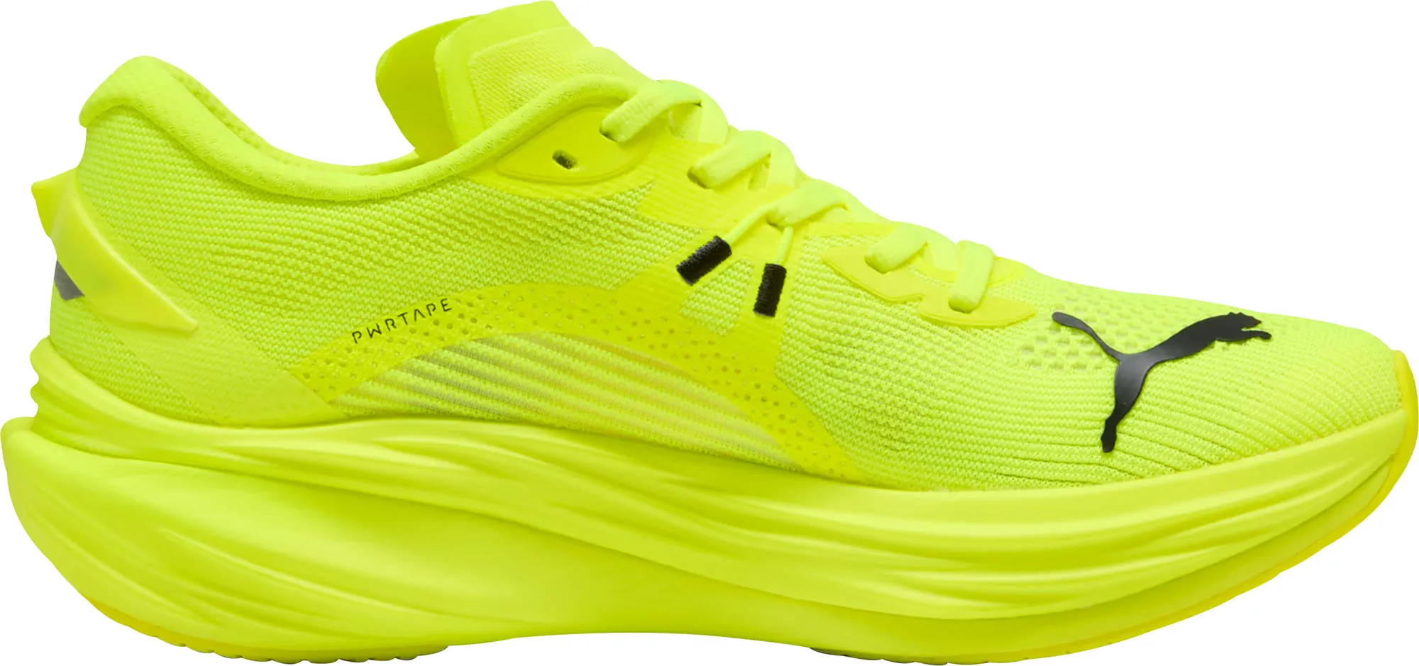 Heart Glow Comfort Curve Puma Deviate Nitro 3 Mens Running Shoes - Yellow
