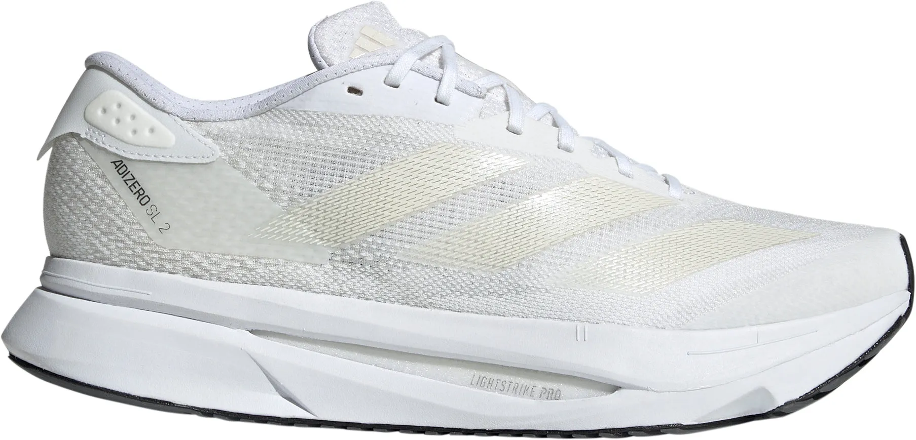 adidas Adizero SL 2 Mens Running Shoes - White Run Free Stable construction