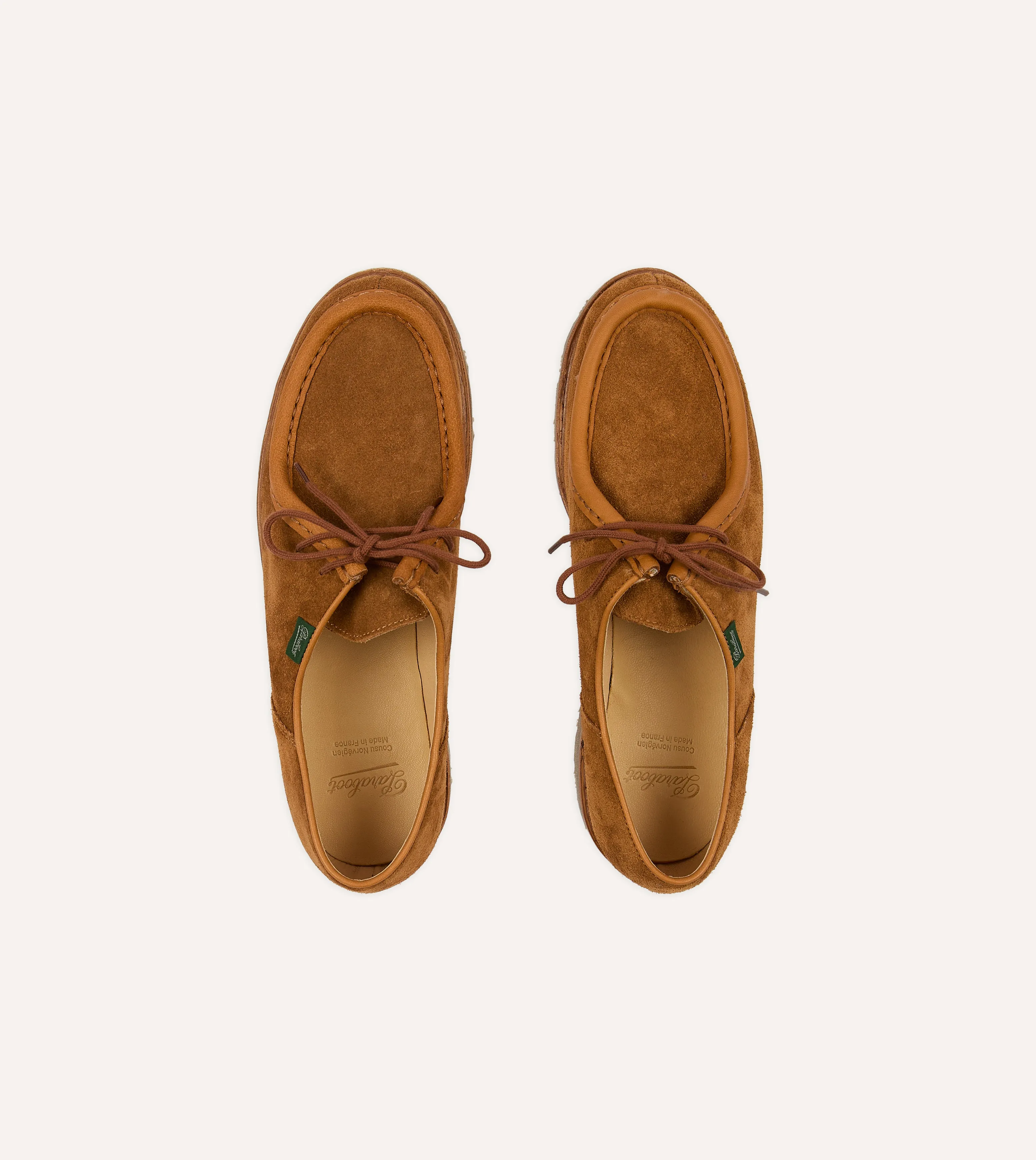 Cold Guard Short Trip Paraboot Michael Whiskey Suede Derby Shoe