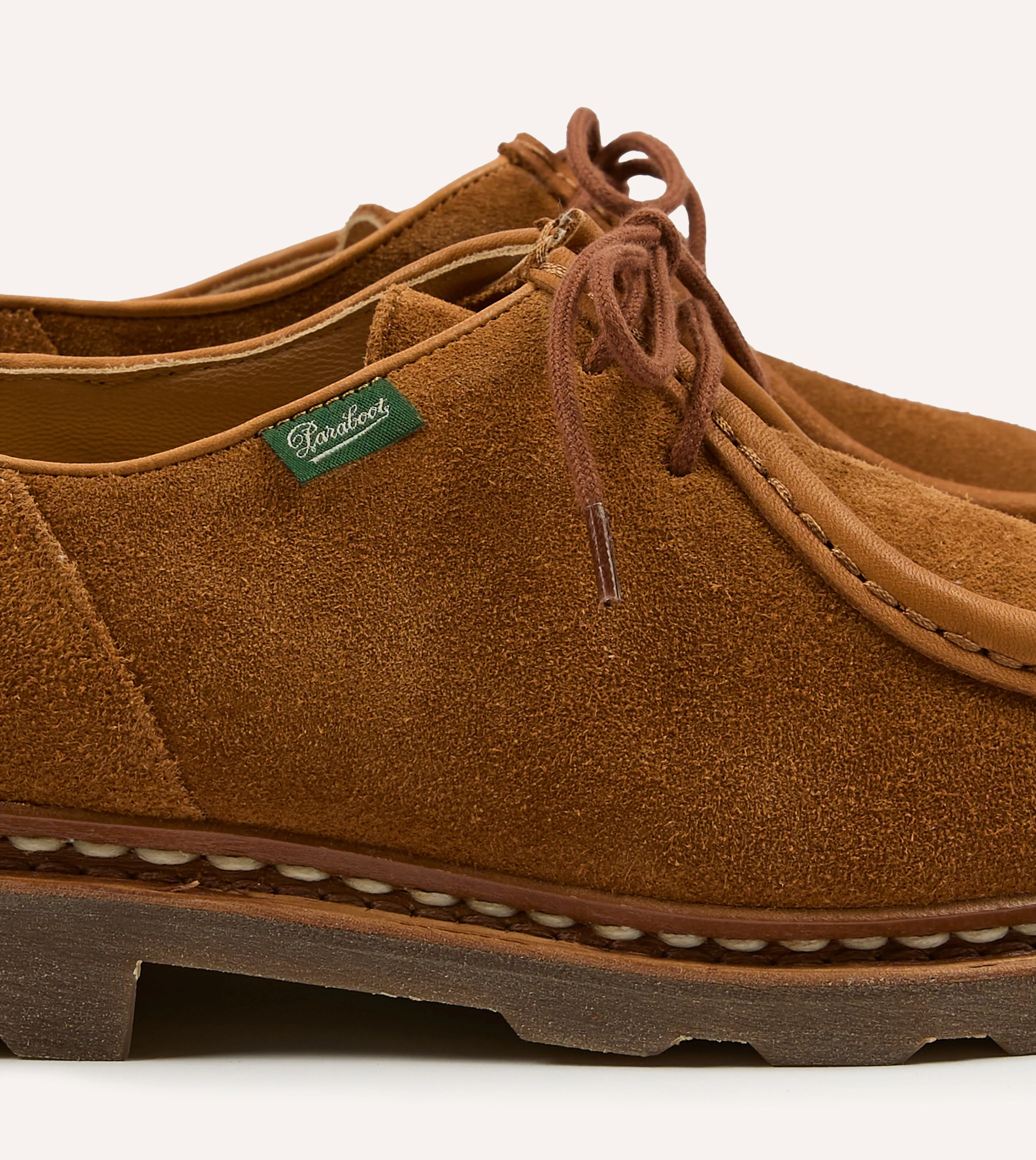 Paraboot Michael Whiskey Suede Derby Shoe Quick Step