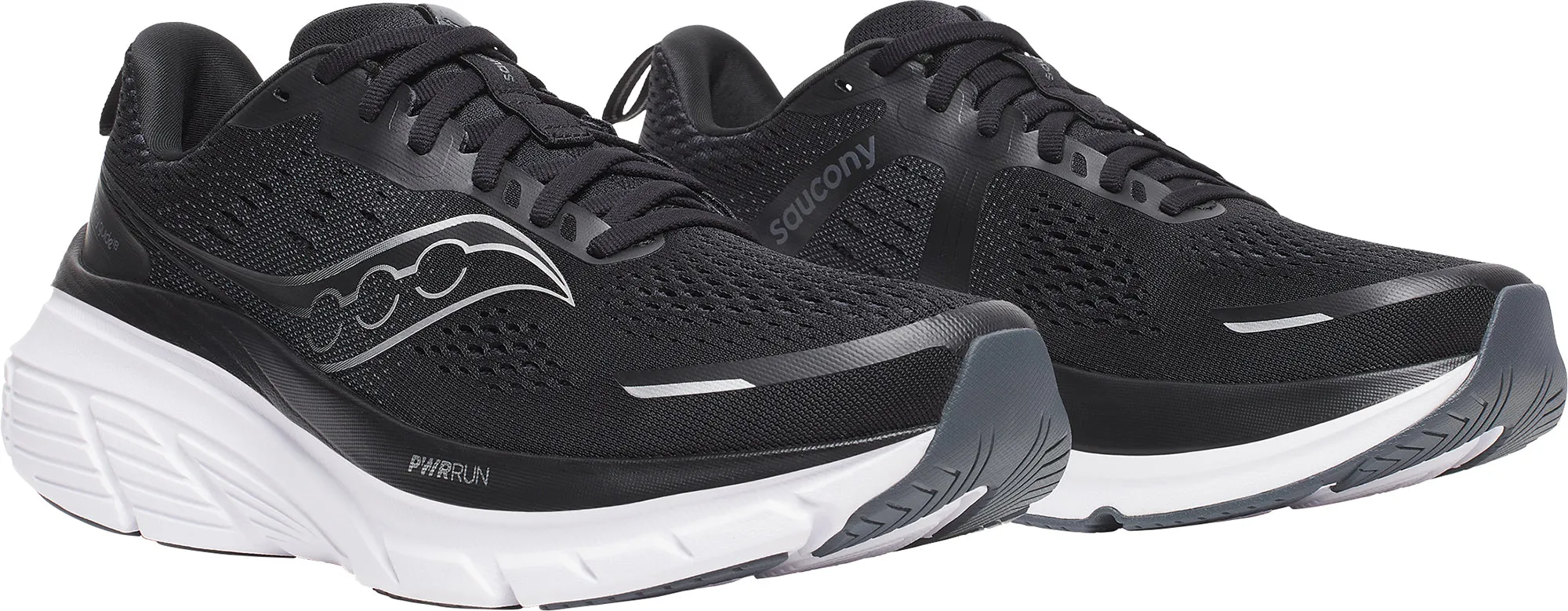 Work Life Cosmic Glow Saucony Guide 18 Mens Running Shoes - Black