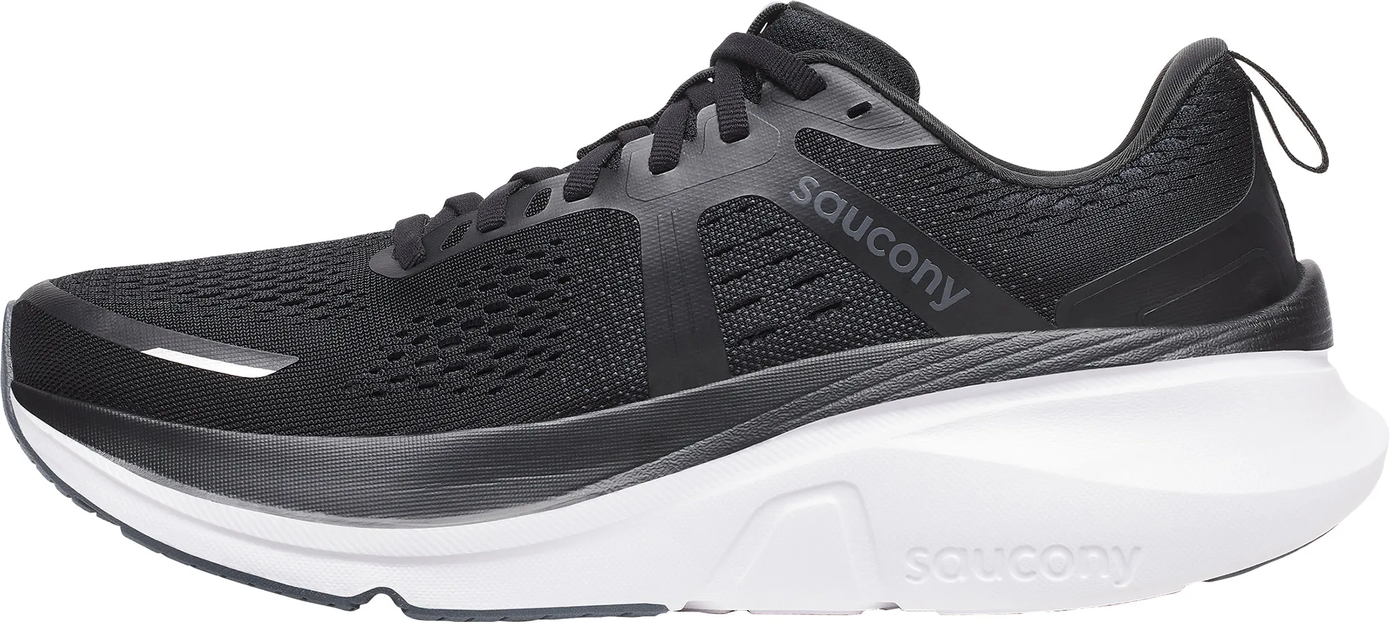 group walk Day Long Saucony Guide 18 Mens Running Shoes - Black