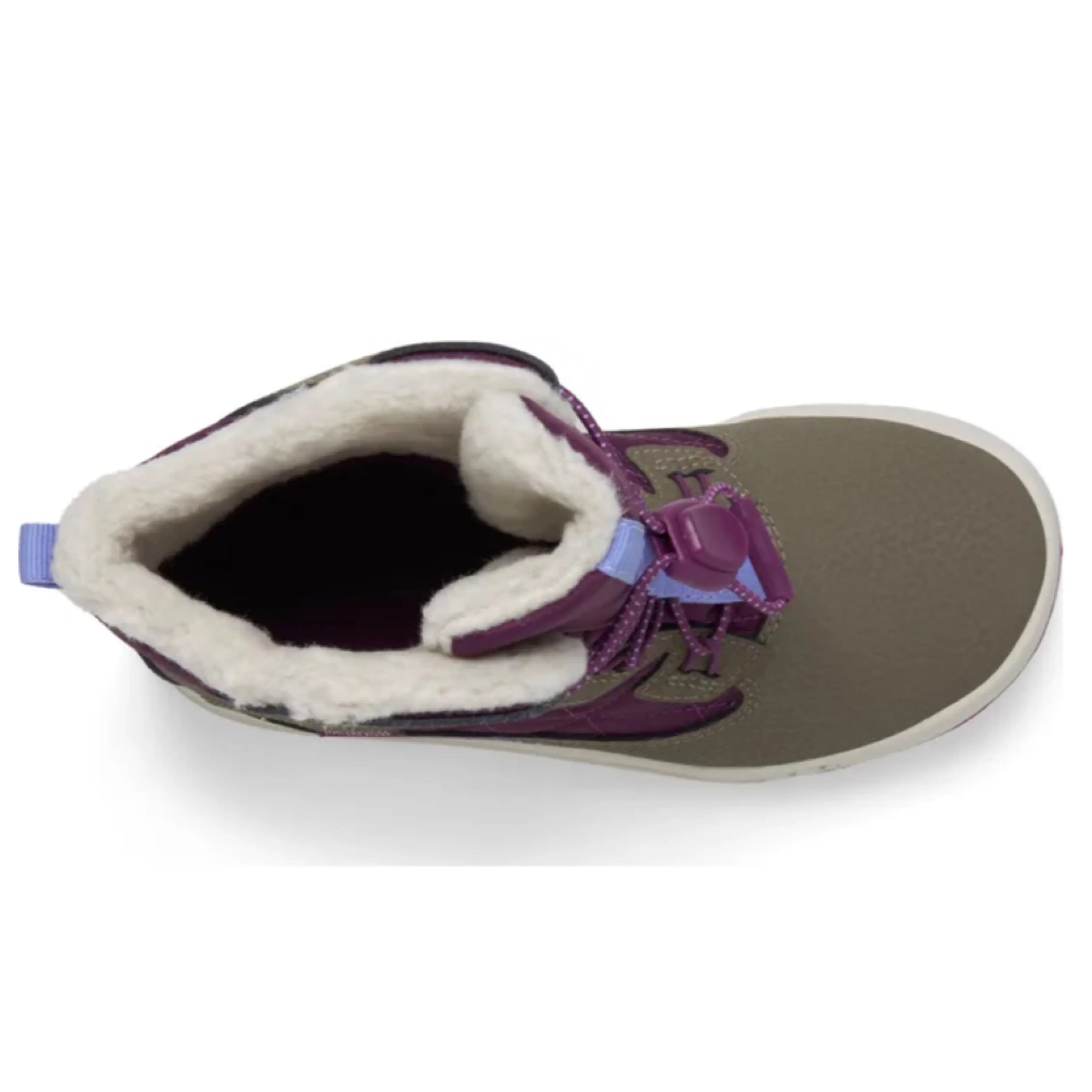 Merrell Truffle/ Plum Cozy Snow Bank 4.0 Children??s/Youth Waterproof Snow Boot Heavy Duty Boots