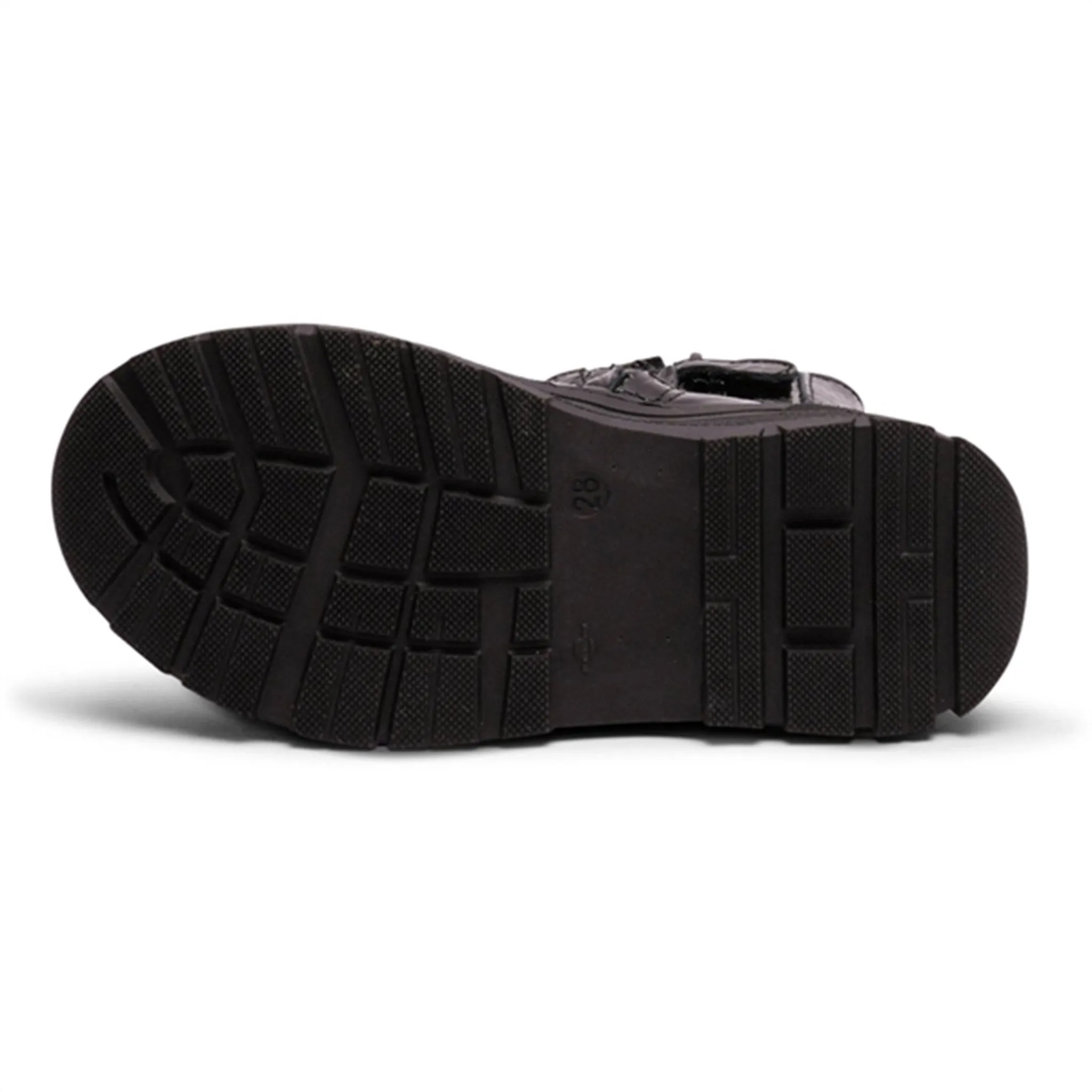 Bisgaard Mila Lamb Boots Black Patent Extreme Conditions Protection Snow Winter Trek