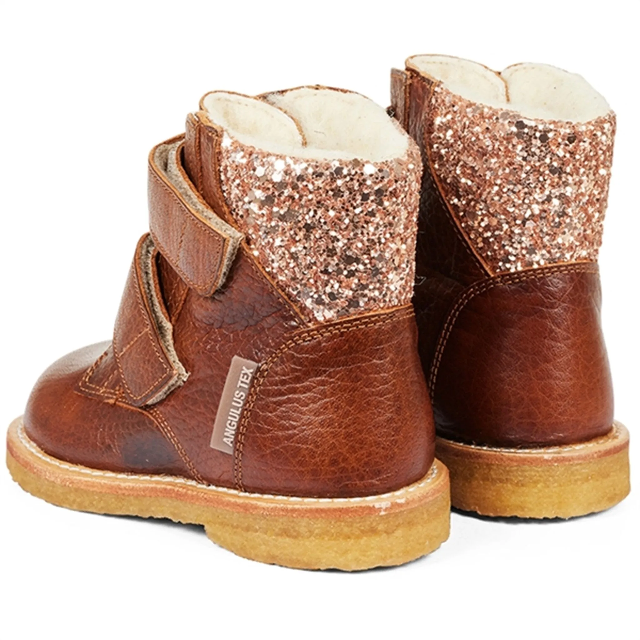 Snow Utility Snow Rugged Boots Angulus Starter Tex boots With Velcro Cognac/Maple