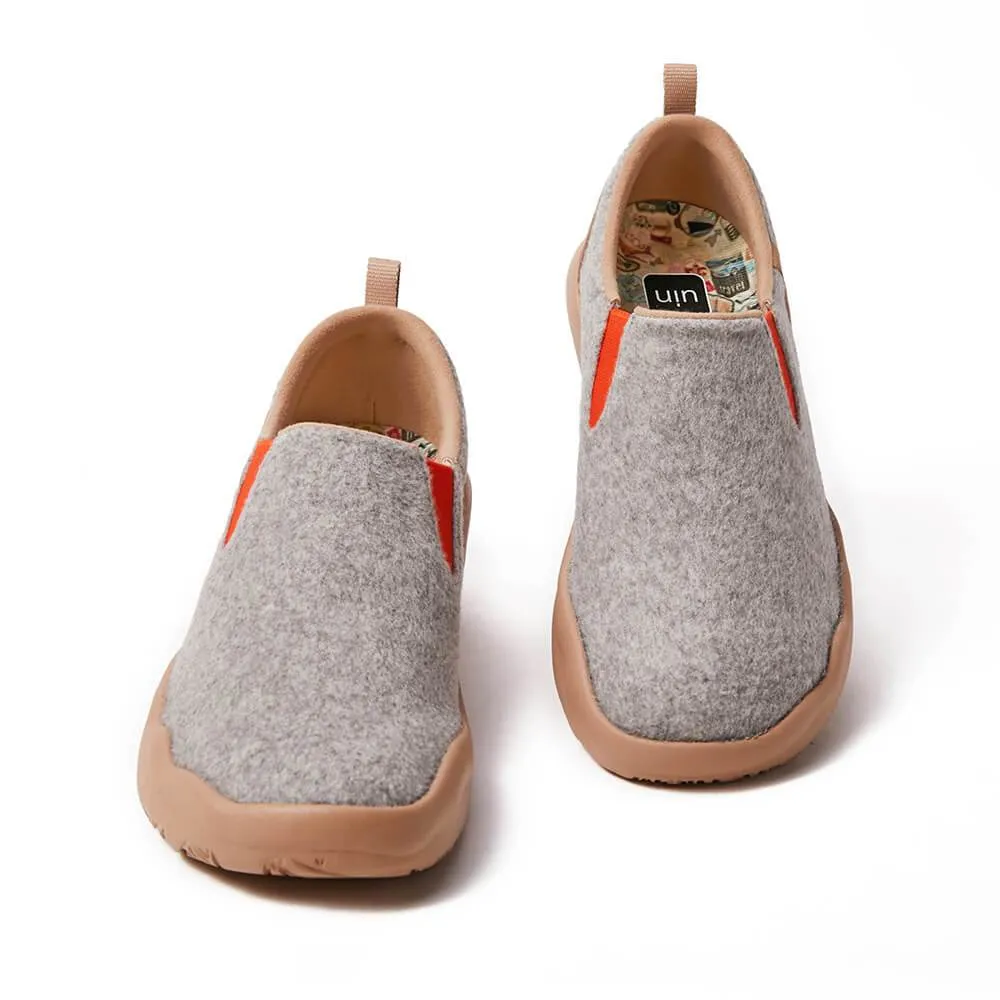 Premium Comfort Cuenca Light Grey Wool Men