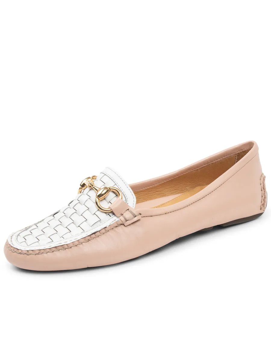 Neutral Glow Durable Build Weekend Errands Kim Horsebit Woven Driver