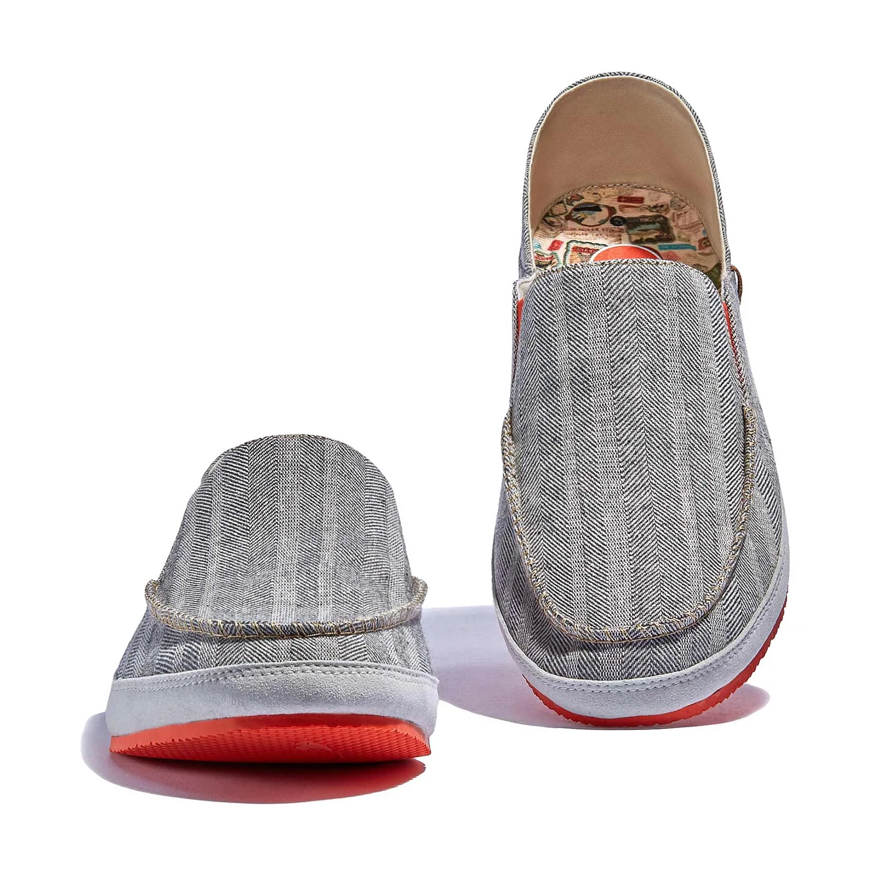 Light Grey Formentera II Men Grip Clear