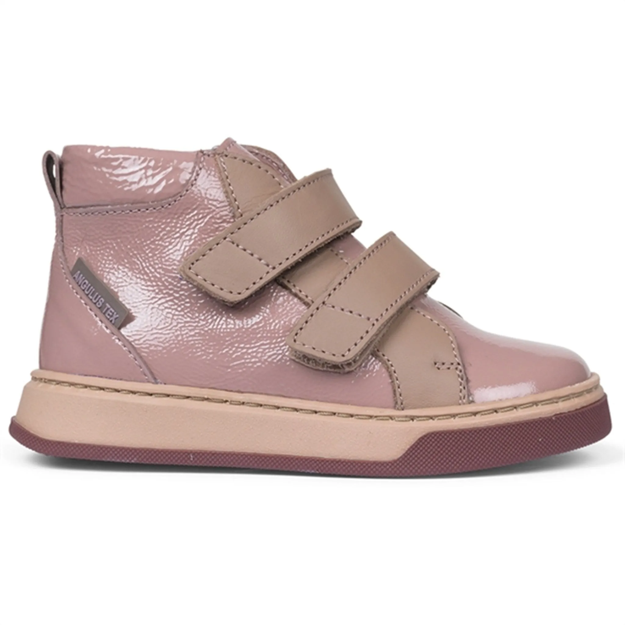 Snow Trekking Outdoor Snow Winter Fun Boots Angulus Tex Boots w Velcro Old Rose/Make-up