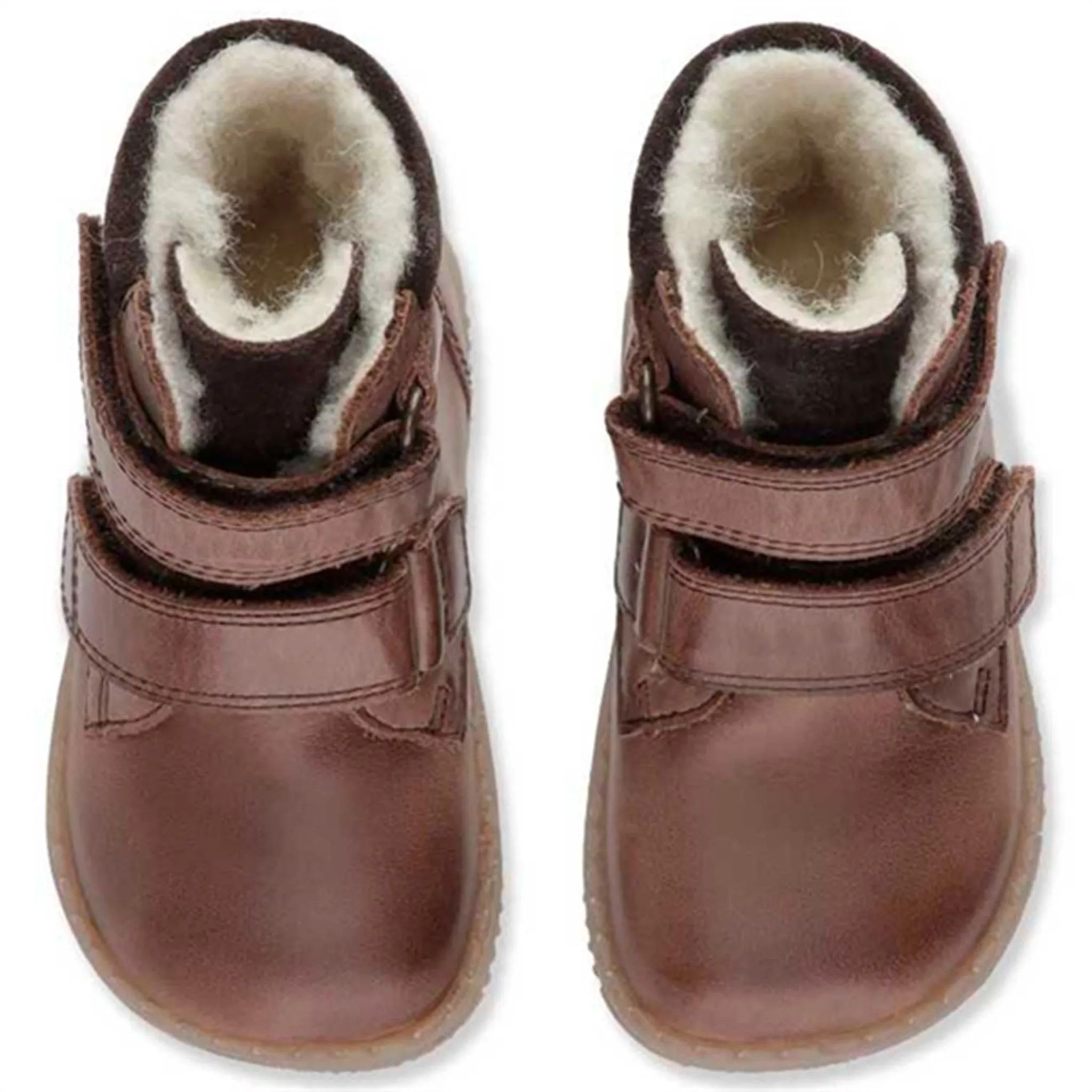 Bundgaard Rabbit Boots Velcro Brown High Quality Frost Resistance
