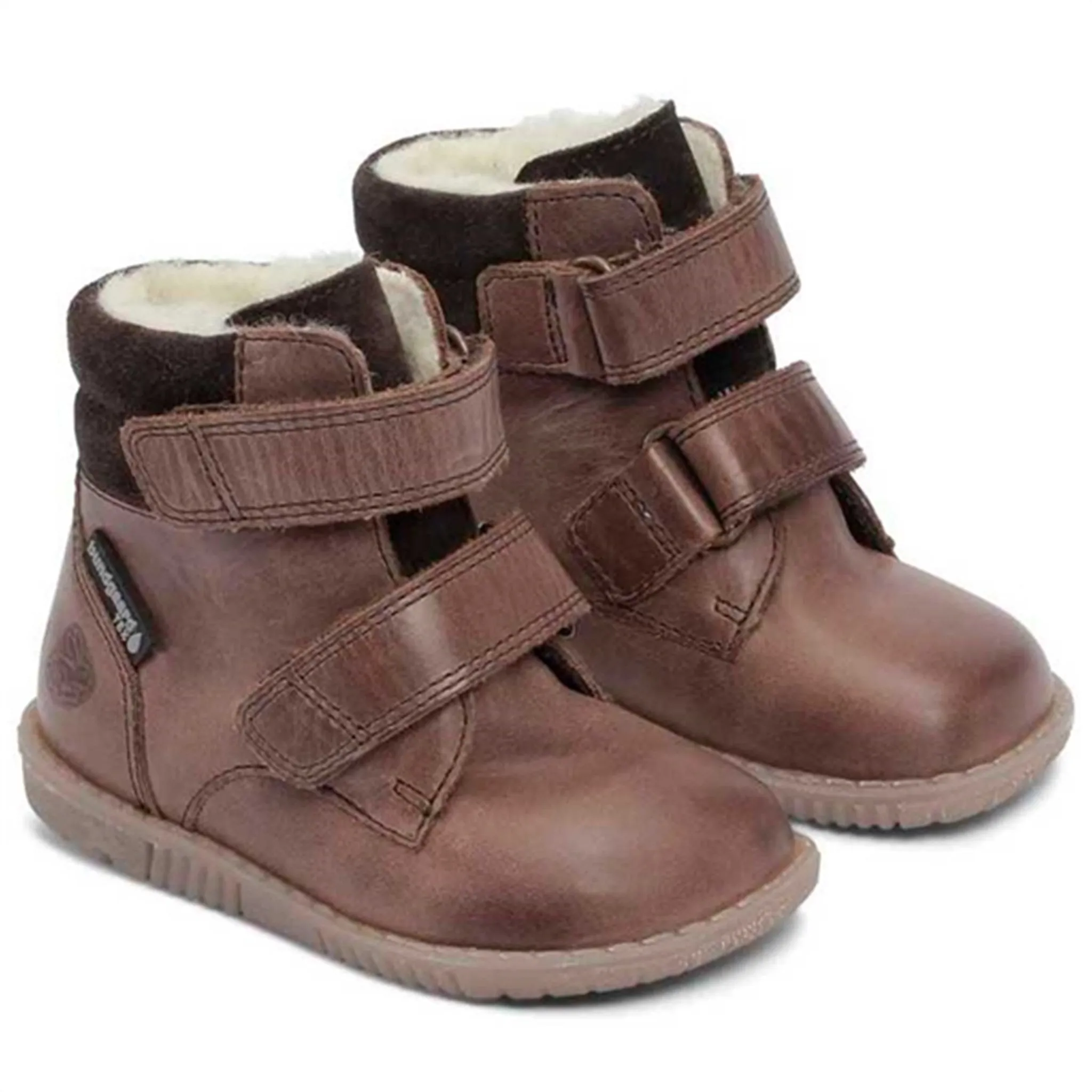 Winter Walks Bundgaard Rabbit Boots Velcro Brown