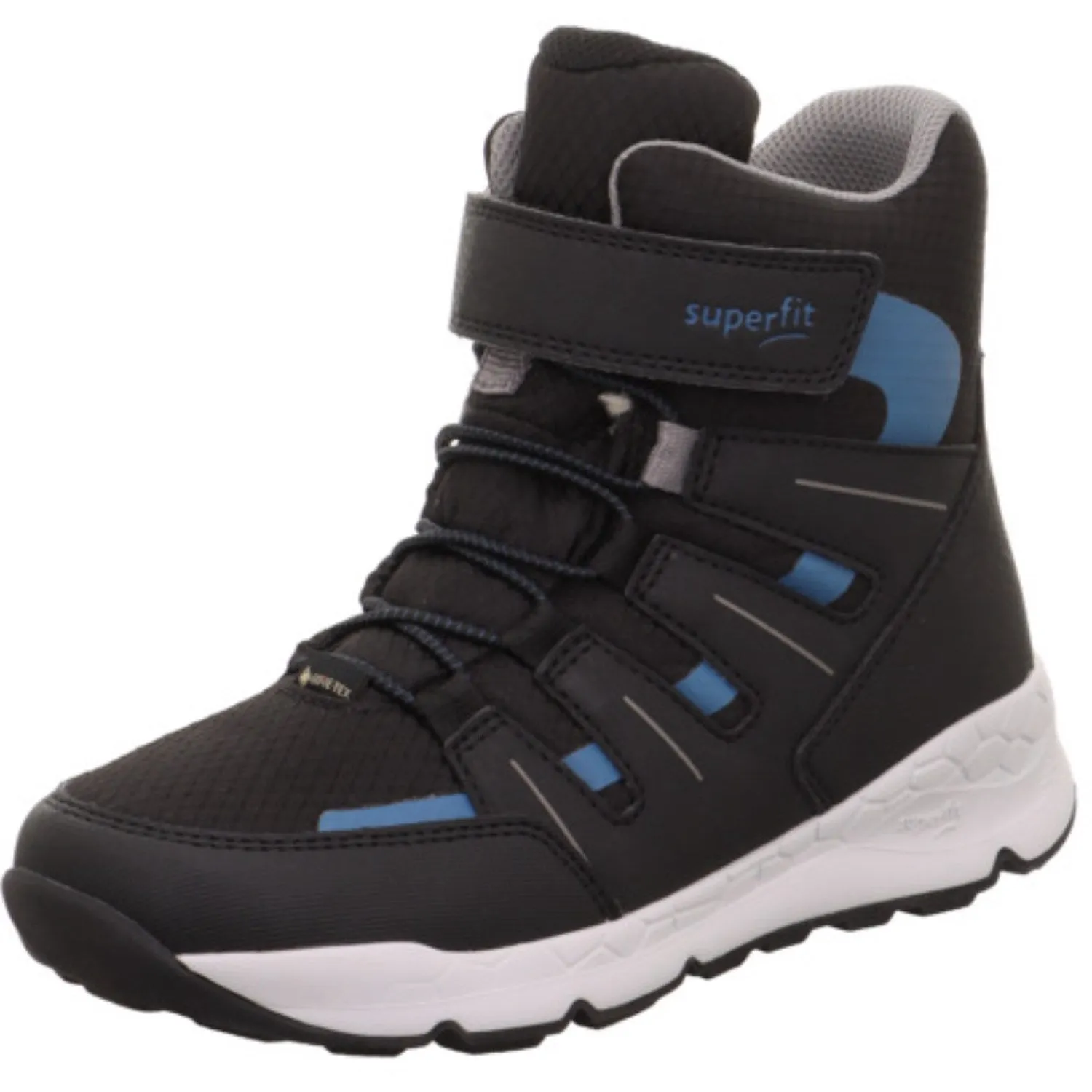 Superfit Black/Grey Free Ride Boots With Warm Lining Snow Winter Hiking Boots