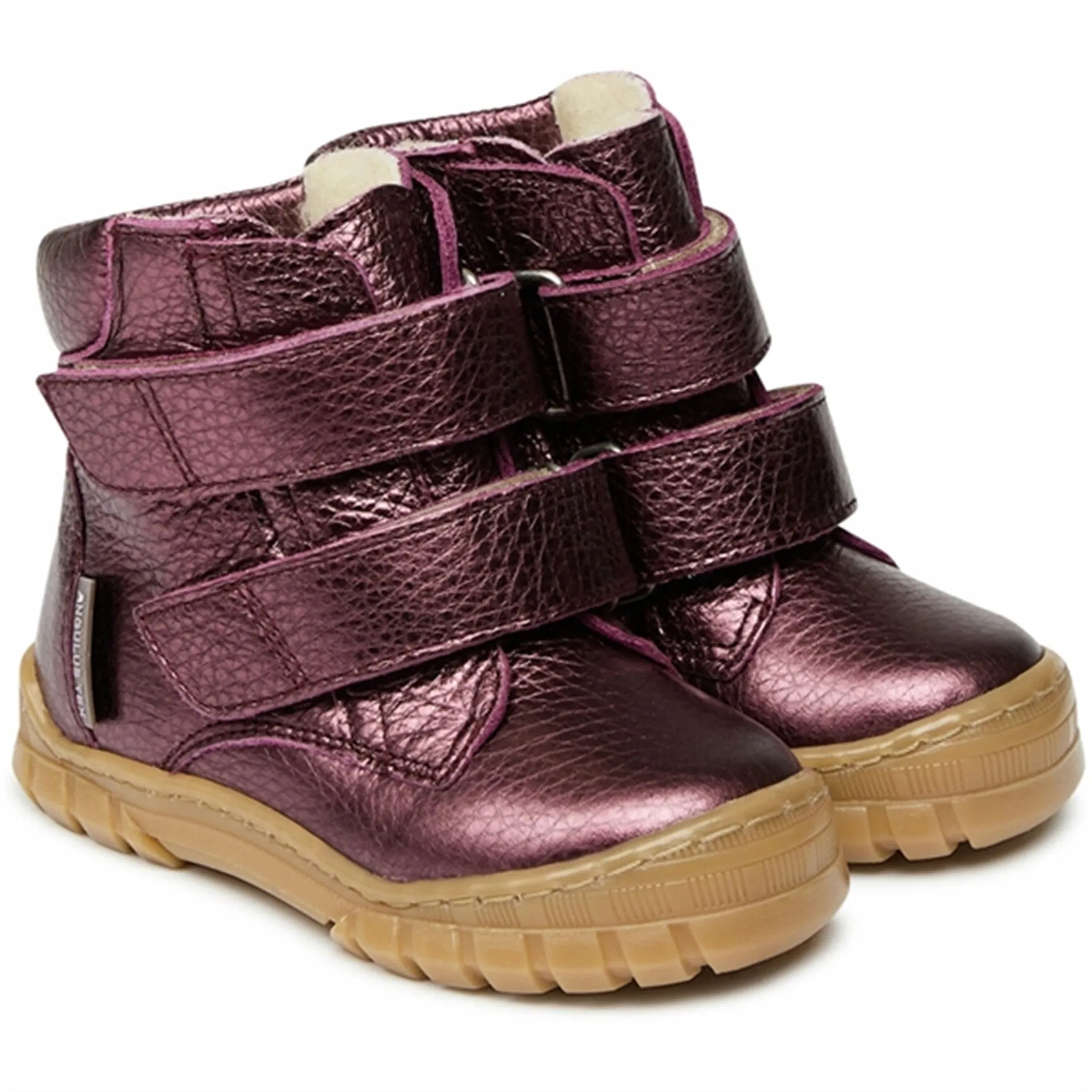 Frost Defense Angulus Beginner Tex Boots w Velcro Plum Shine