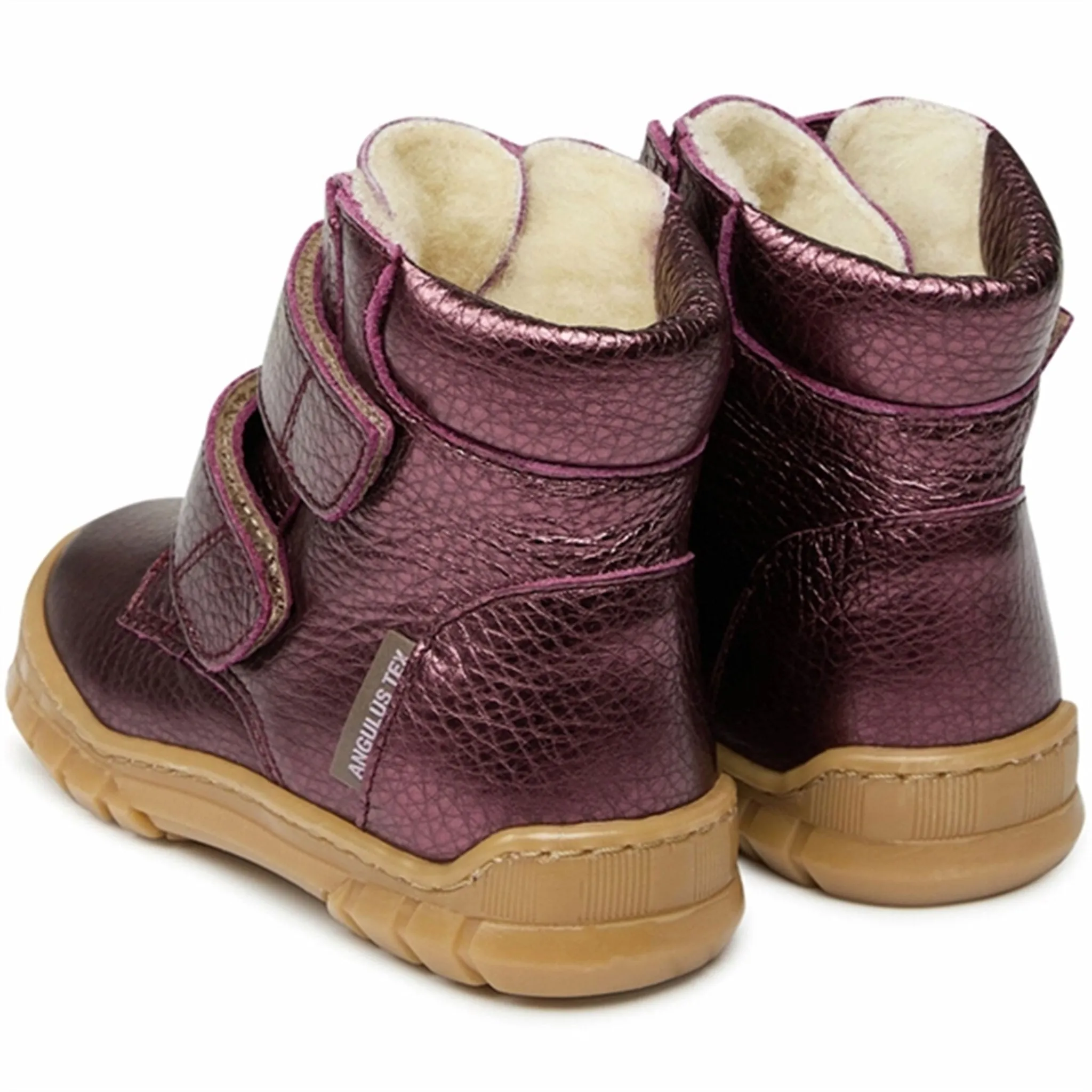 Chilly Adventure Angulus Beginner Tex Boots w Velcro Plum Shine
